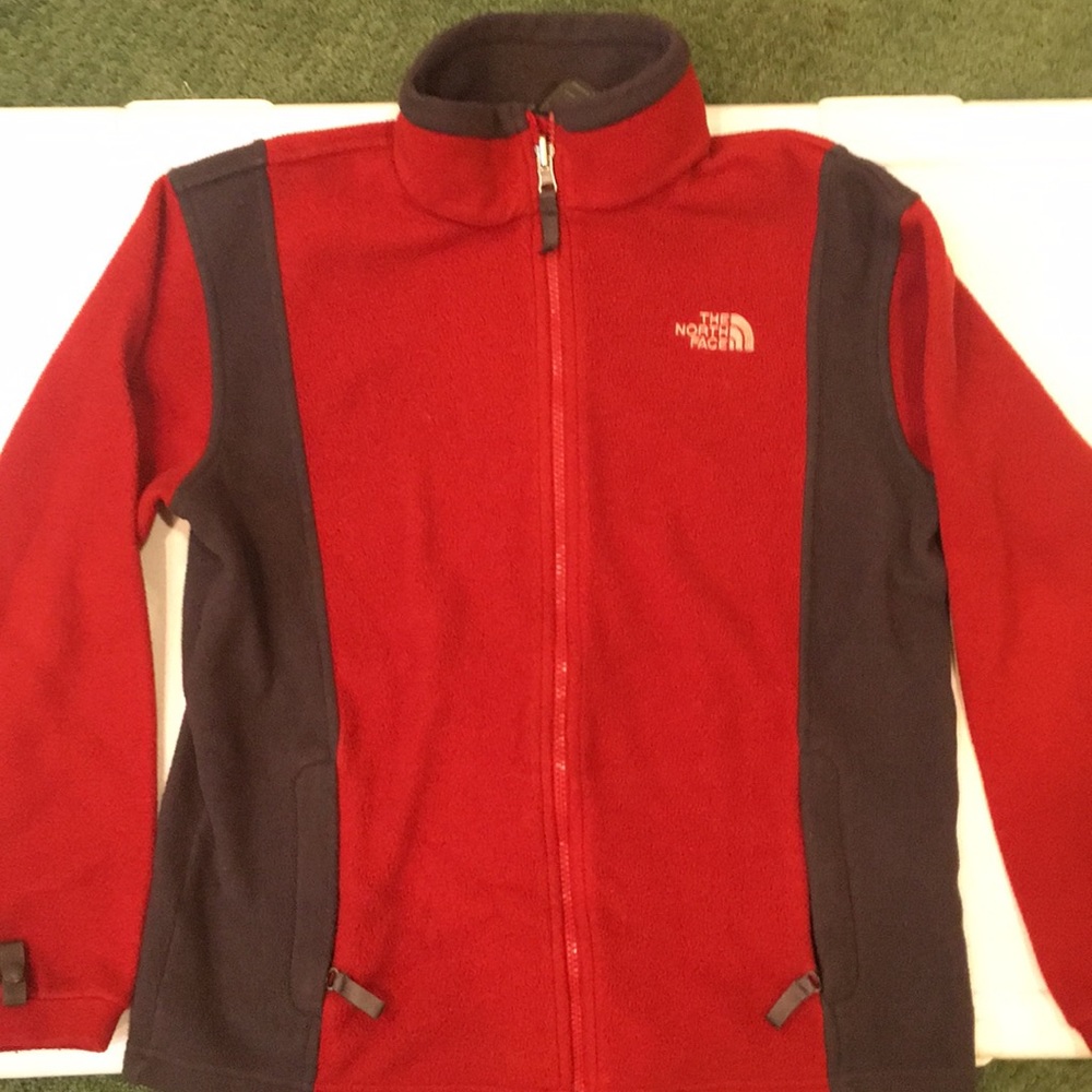 Boys large north face full zip fleece